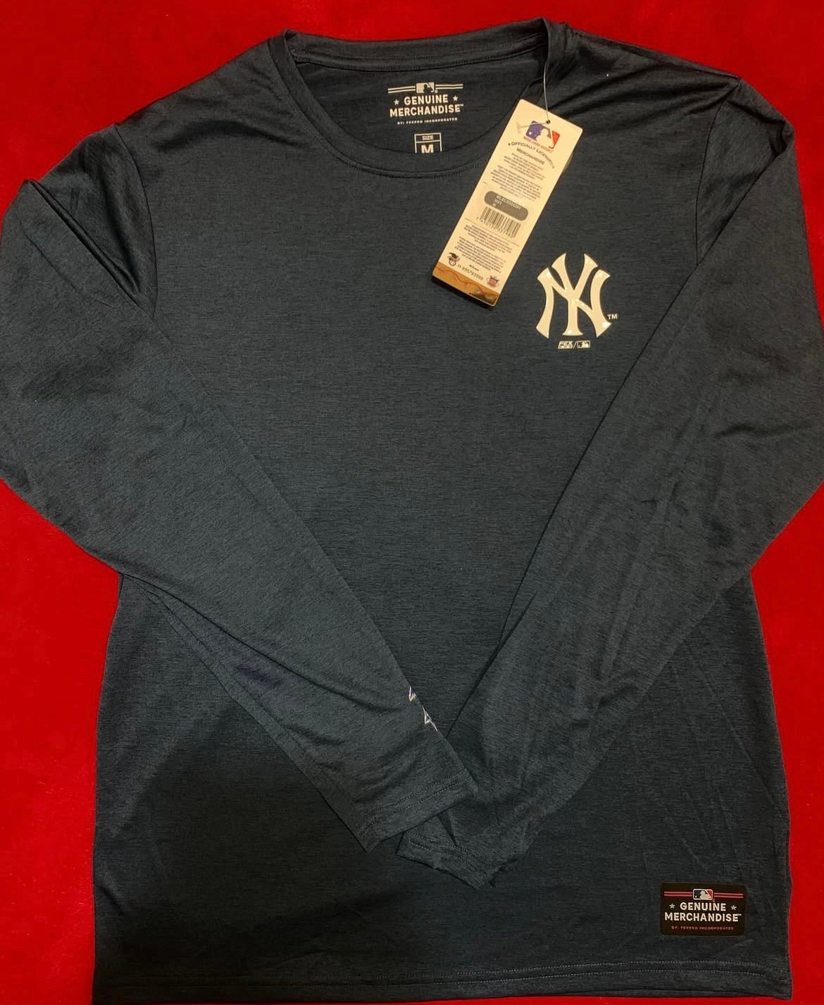 Polera MLB NY Yankees Larga Azul Marino