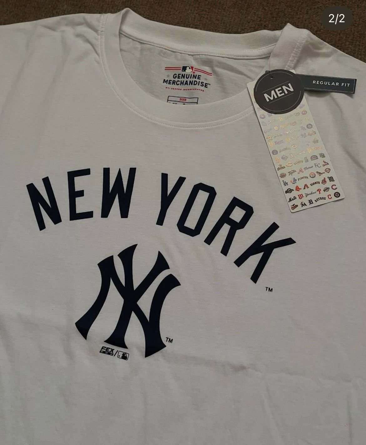 Polera MLB NY Yankees Blanco