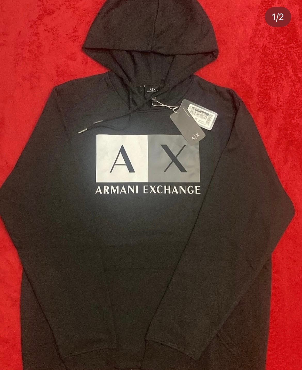 Poleron Armani Exchange Negro